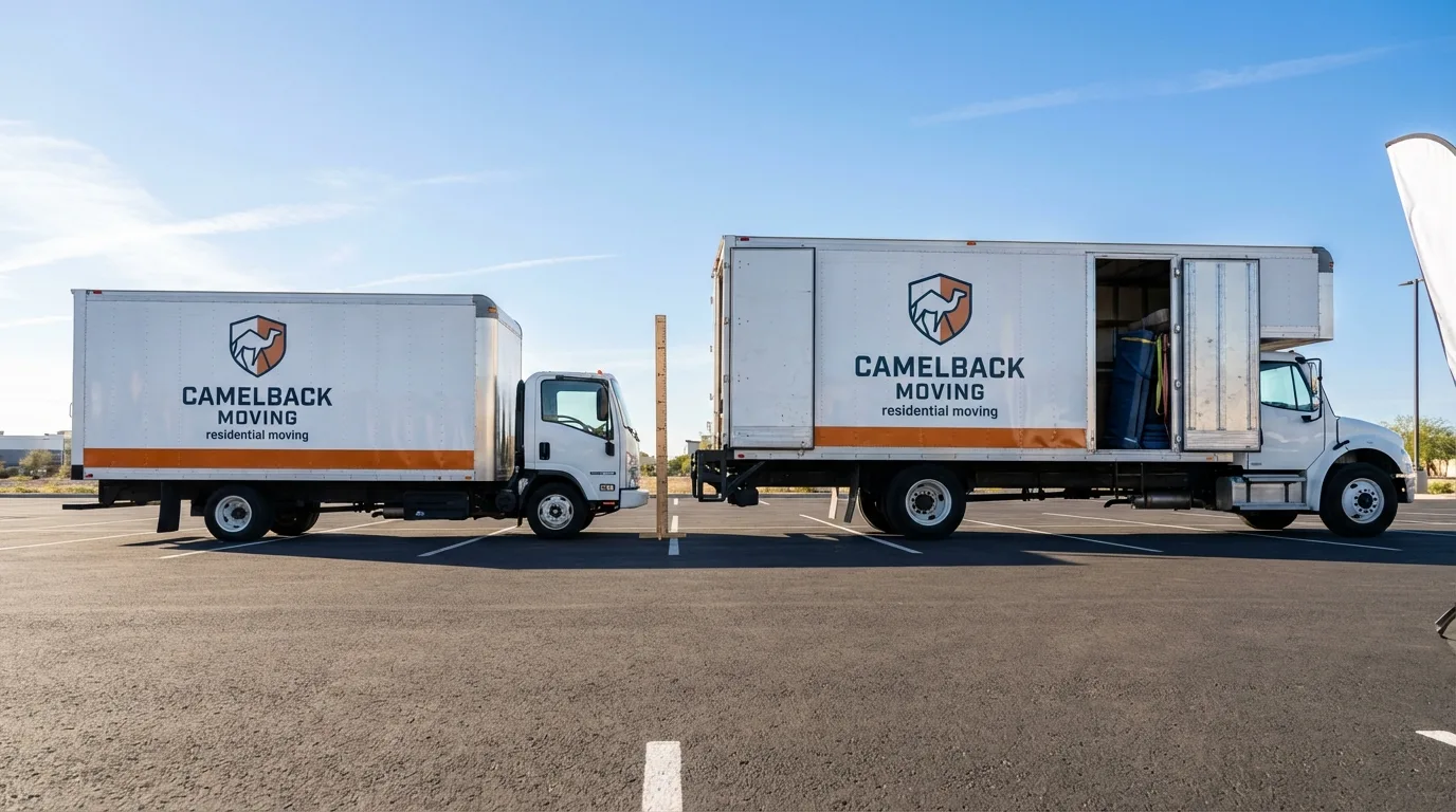 Moving truck size capacity guide in Whitesboro